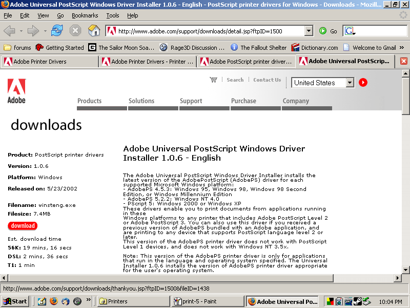 Share to Windows with Adobe