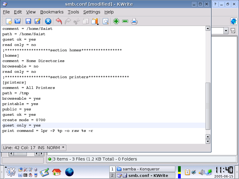 Share Mepis Printer to Windows with Samba